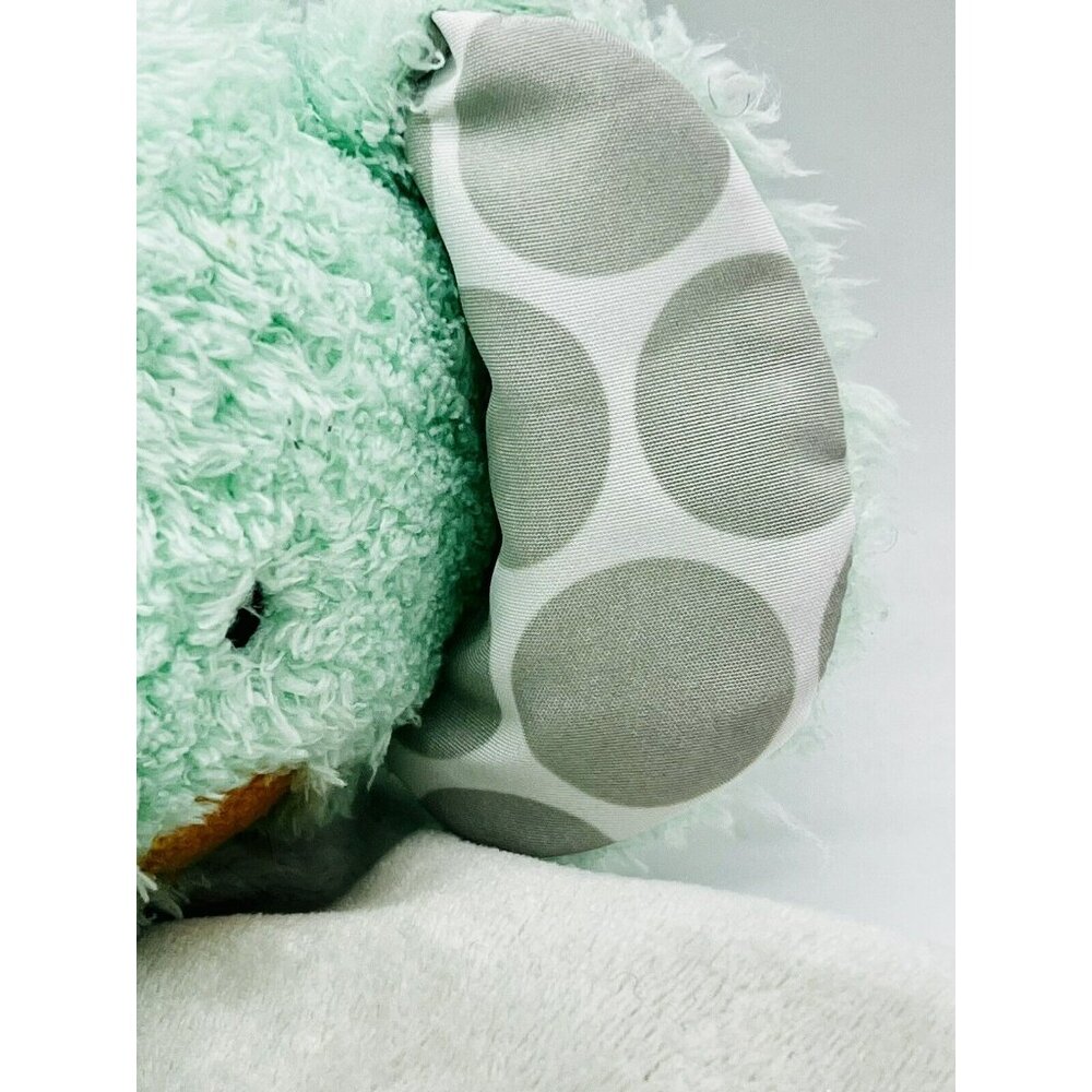 Boppy Baby Elephant Gray Lovey Plush Puppet Chevron Striped Green Red‎ 11X11 - Picture 5 of 11